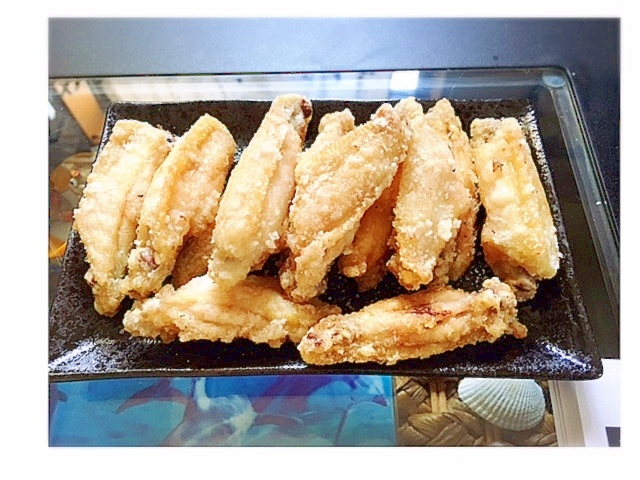 手羽中のにんにく旨塩揚げ レシピ 作り方 By Niko Smile 楽天レシピ