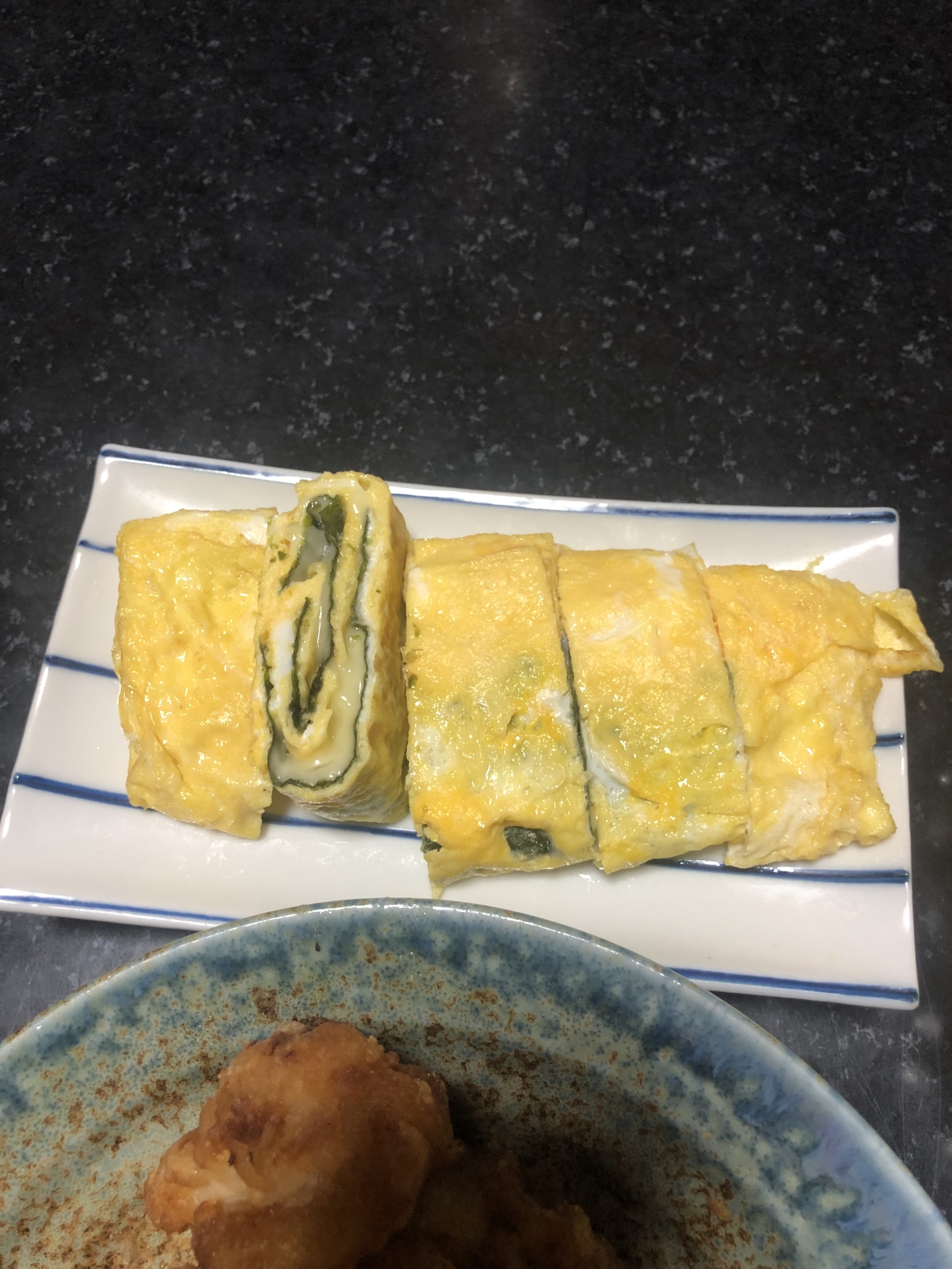 海苔とチーズ入り☆卵焼き