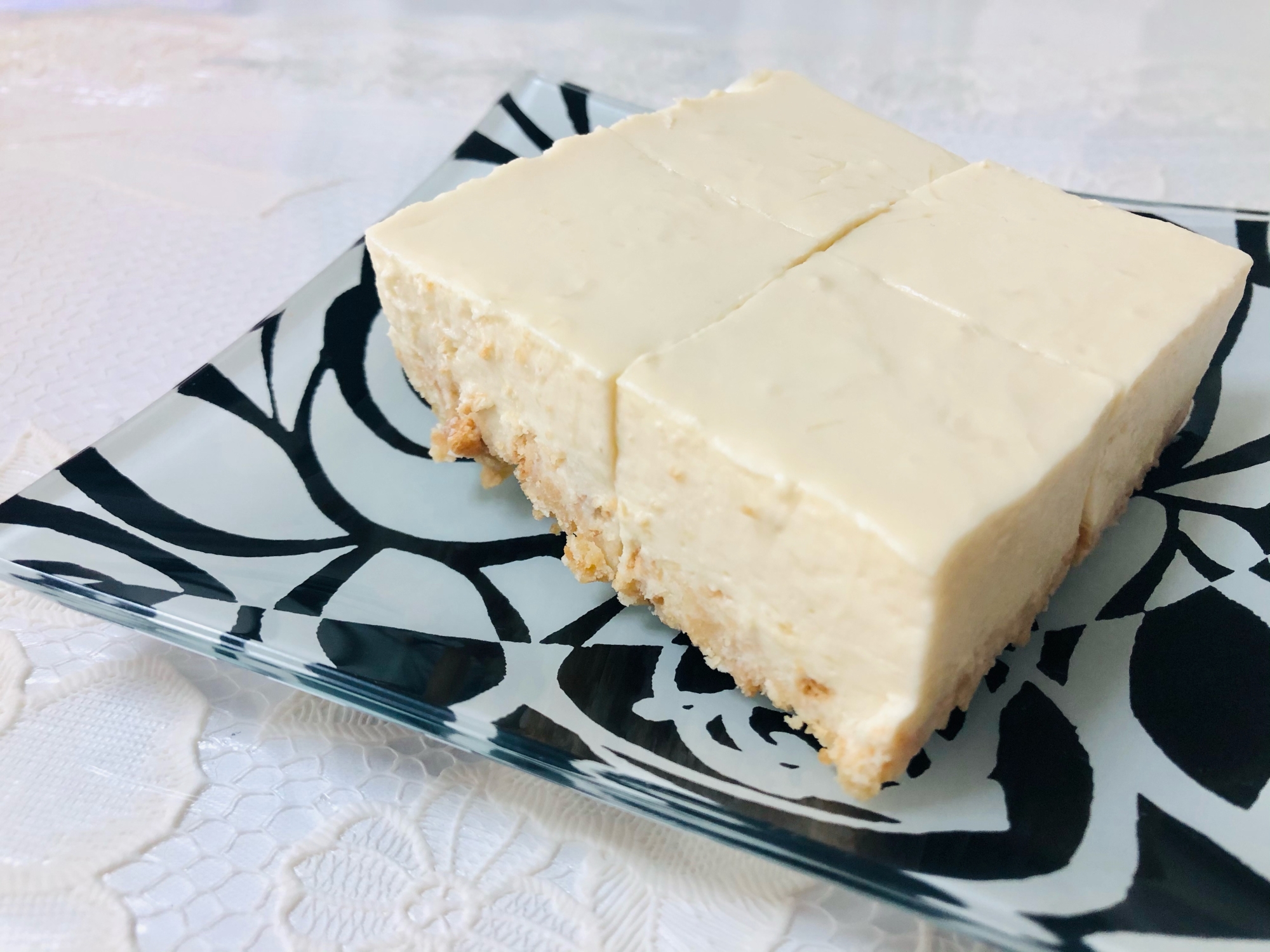 ヨーグルトでヘルシー レアチーズケーキ レシピ 作り方 By ココ 栄養士の気ままごはん 楽天レシピ