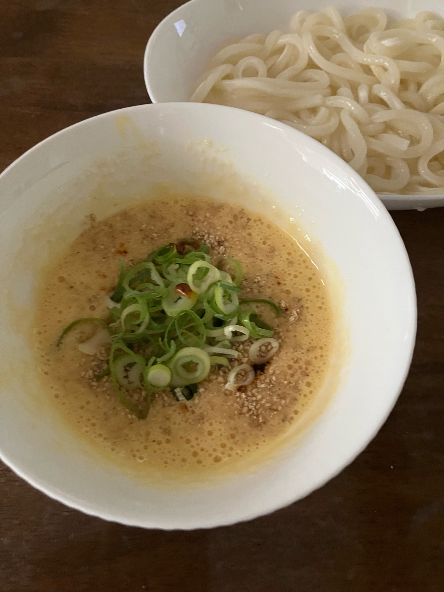 ふわふわ納豆つけ麺