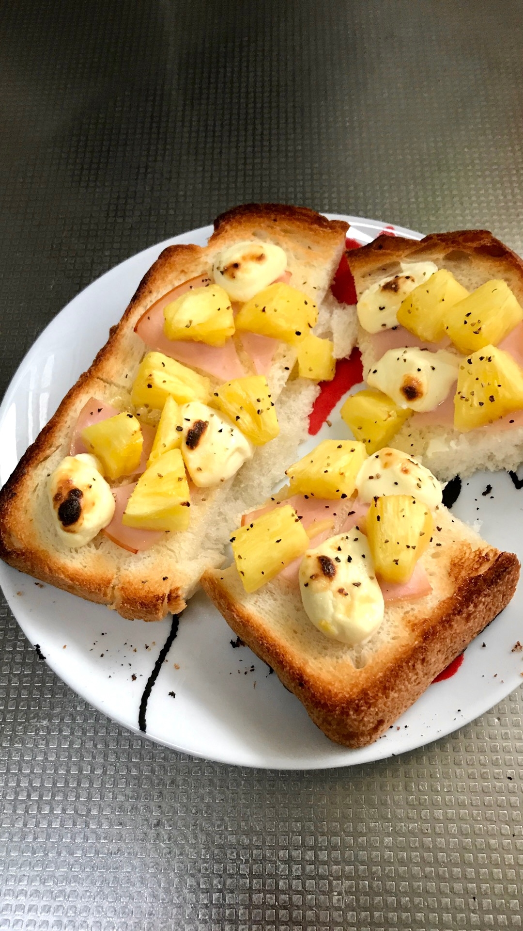 パイナップルとハムとクリームチーズトースト レシピ 作り方 By Tonton22 楽天レシピ パイナップルとハムとクリームチーズトースト レシピ 作り方 By Tonton22 楽天レシピ