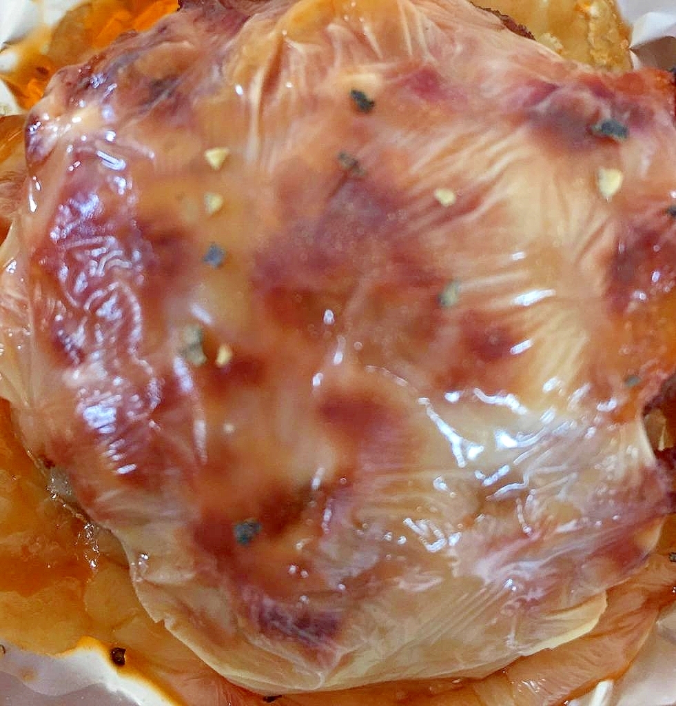 椎茸のミートソースのせチーズ焼き