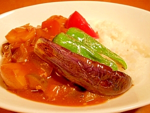 夏野菜トッピングカレー☆