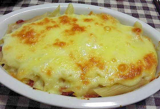 チーズたっぷりペンネのミートグラタン レシピ 作り方 By デラみーやん 楽天レシピ