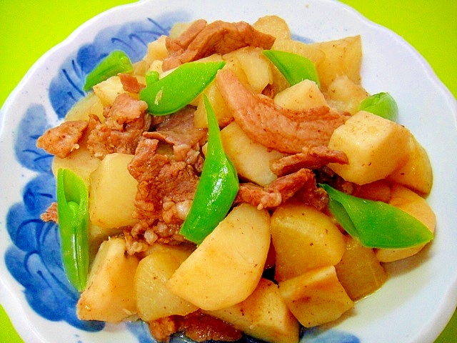 大根と里芋豚肉の煮物