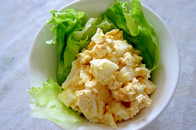 豆腐の卵サラダ レシピ 作り方 By Libre 楽天レシピ