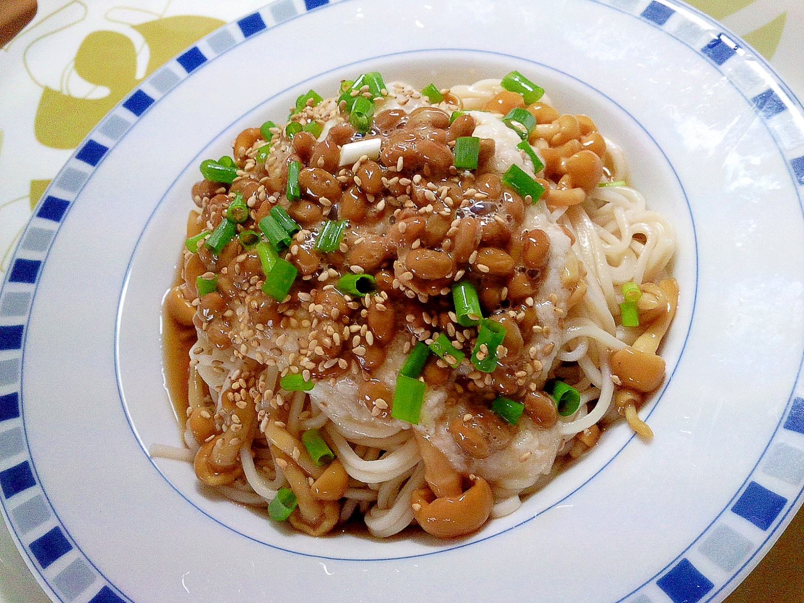 ネバネバなめこ冷し麺＋＋