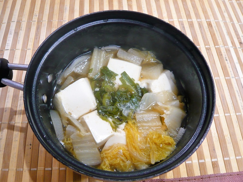 豆腐と冬野菜の煮物
