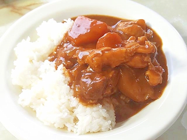 圧力鍋で時短！手羽元とゴロゴロ野菜のカレー♪