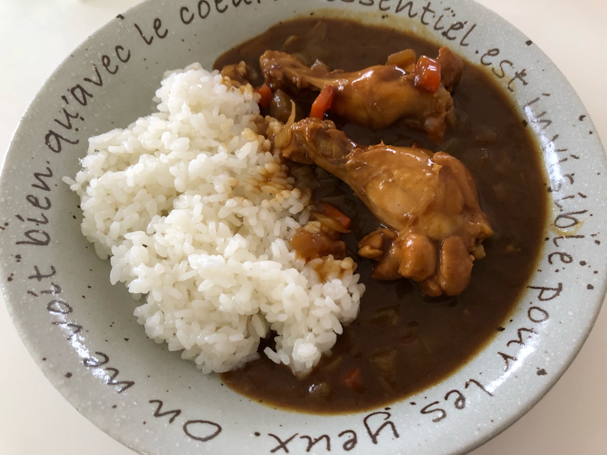 ホットクックで手羽元のカレー