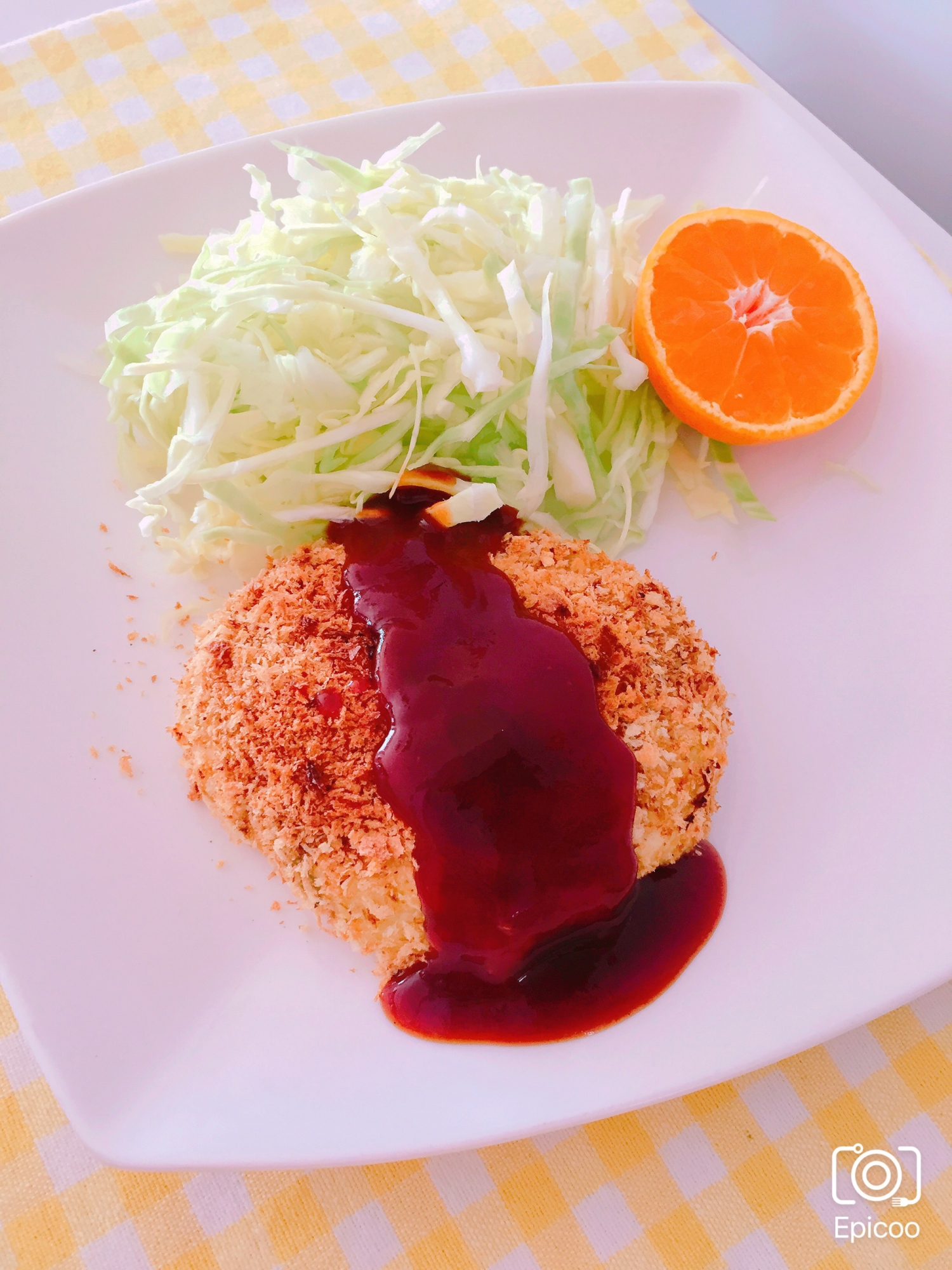 鶏胸肉と豆腐、大葉のメンチカツ♬