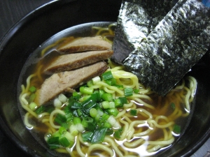 スープから作る醤油ラーメン