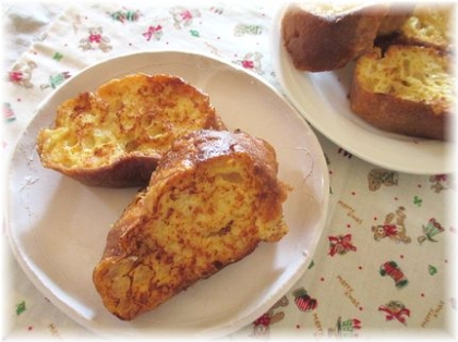 フランスパンで作る本格フレンチトースト