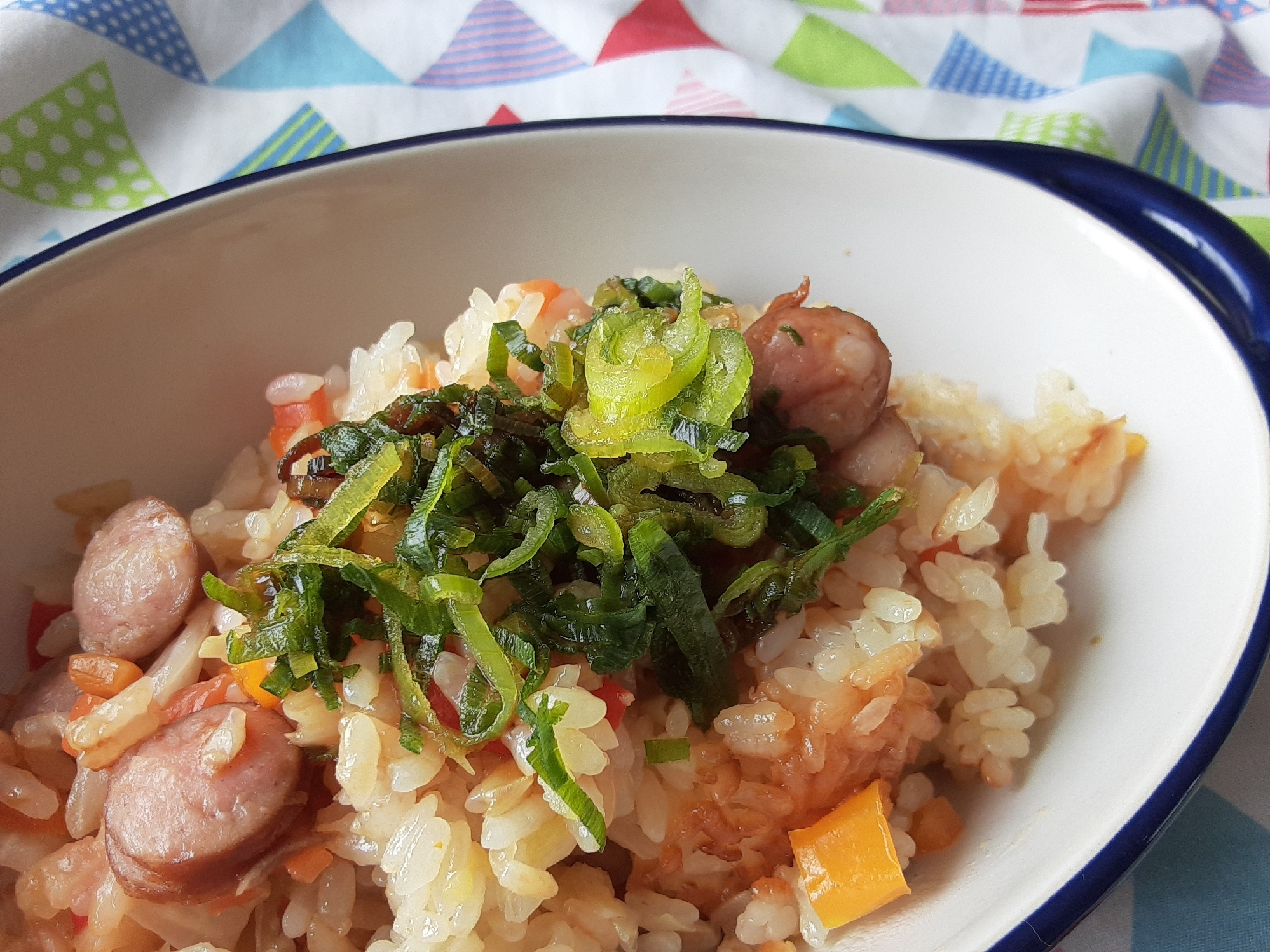 ねぎ醤油が決め手♪炊飯器チャーハン!