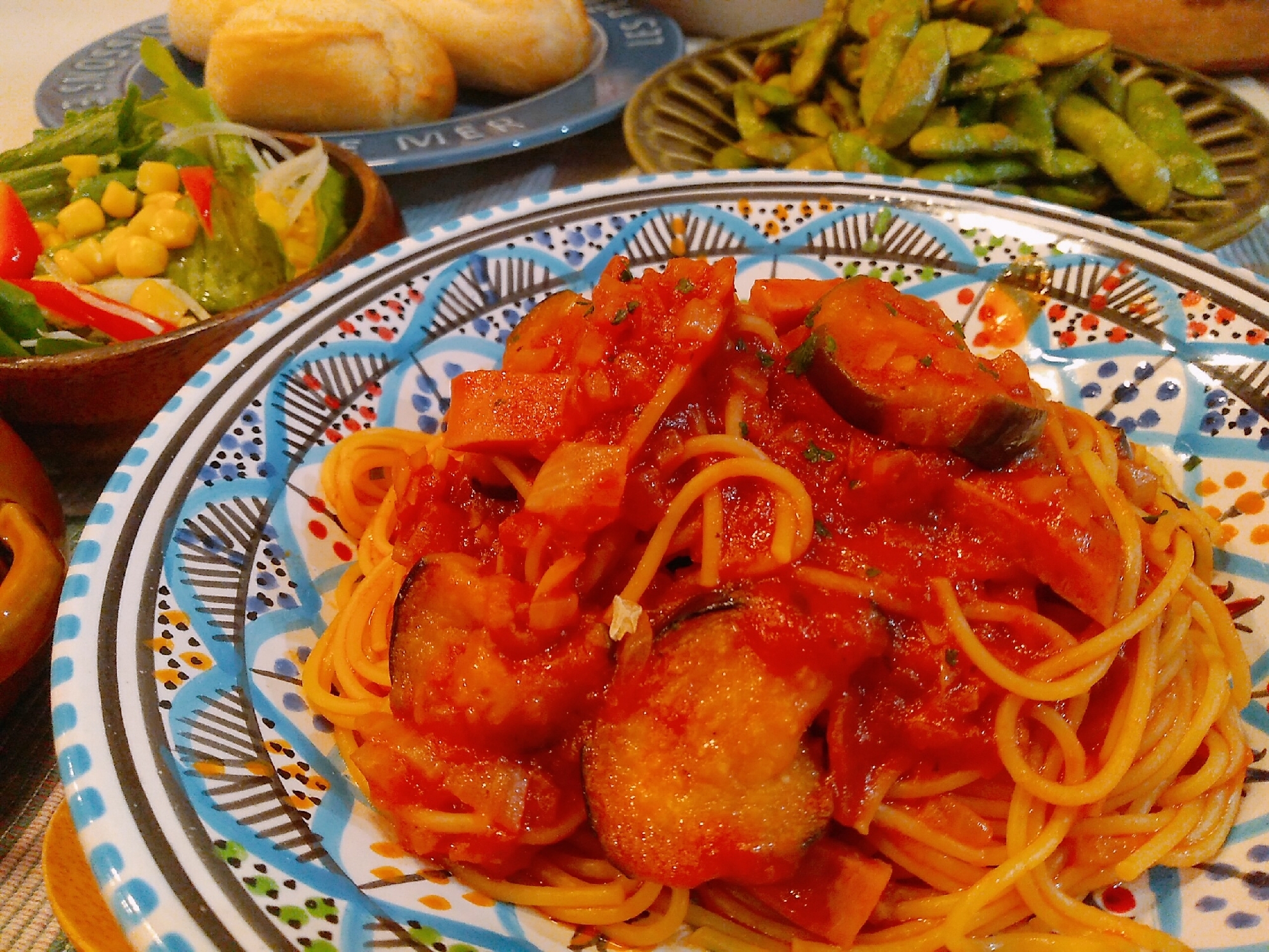 カゴメトマトソース缶を格上げ☆トマトソースパスタ
