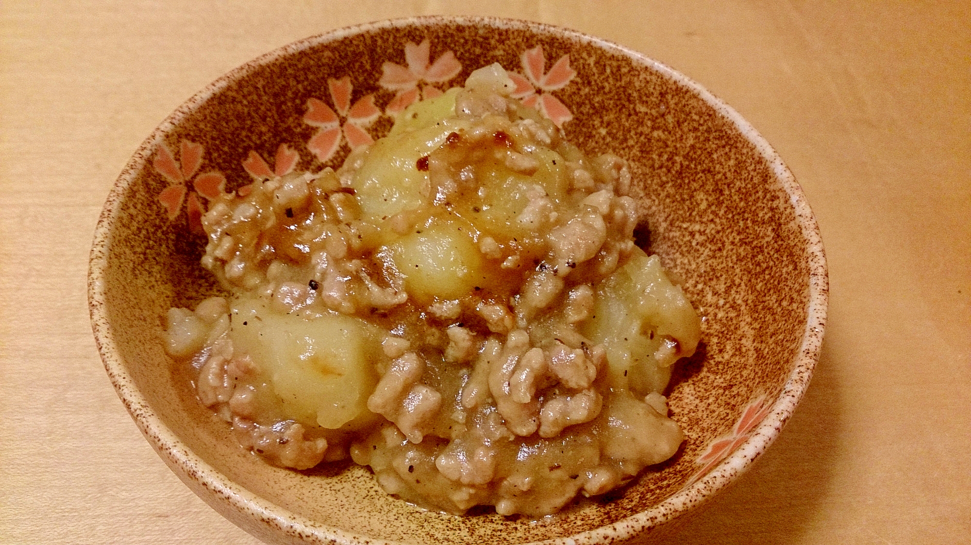 あっさり☆じゃがいものそぼろ煮