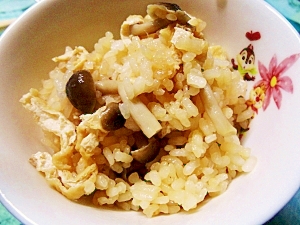 時短!圧力鍋でしめじご飯