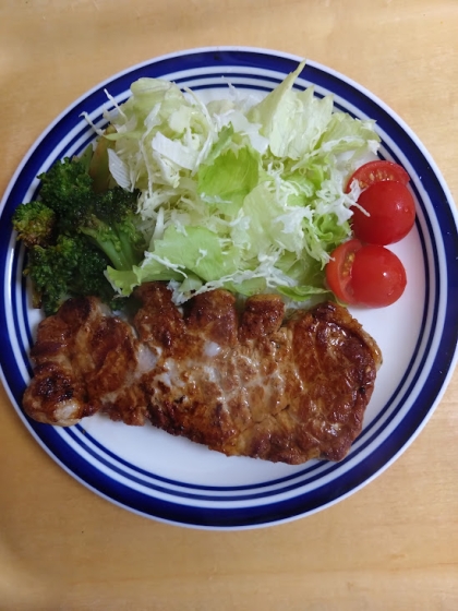 自家製塩麹に漬けて柔らかく仕上げる☆ポークステーキ