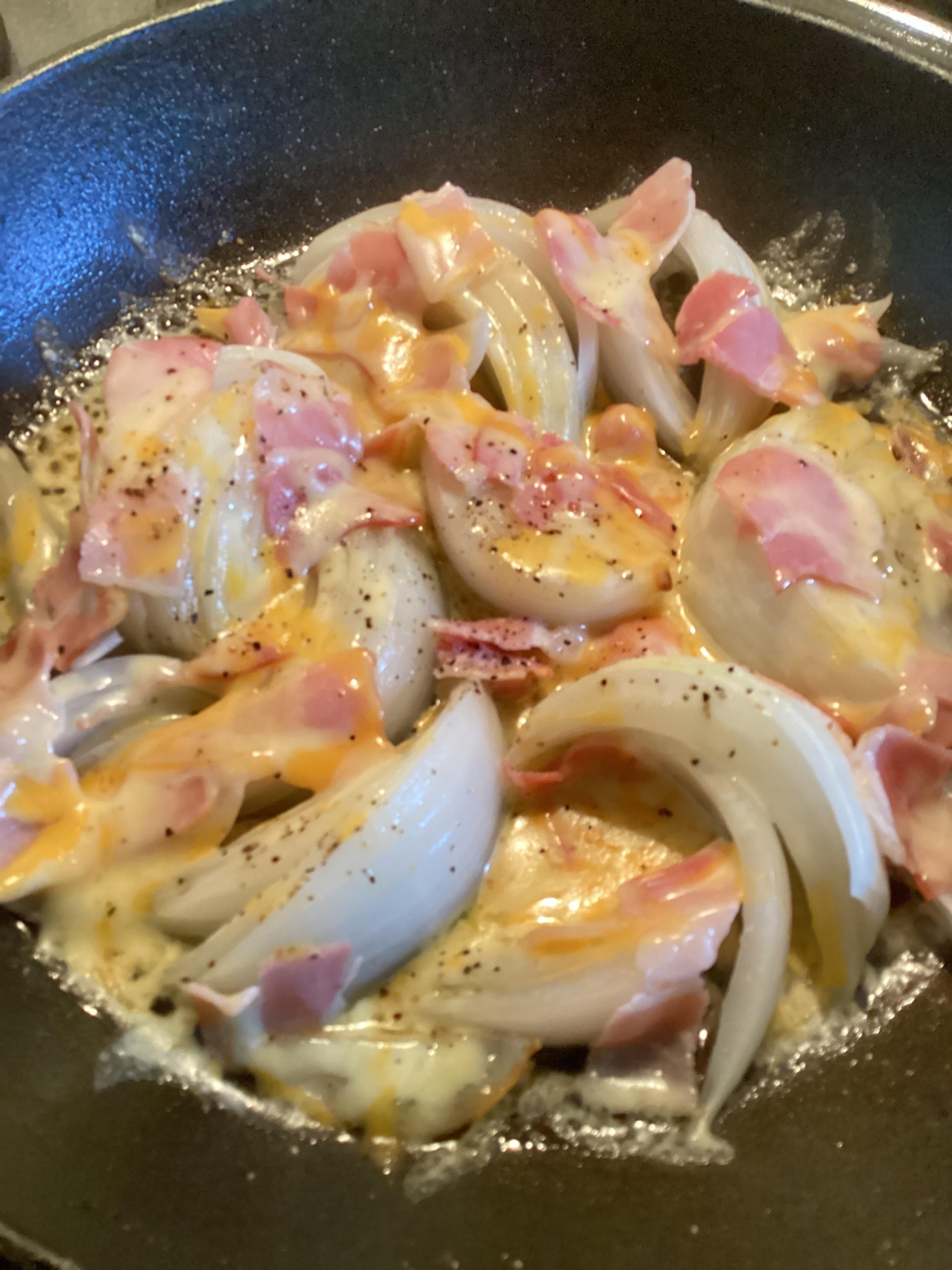 新玉ねぎのチーズ焼き