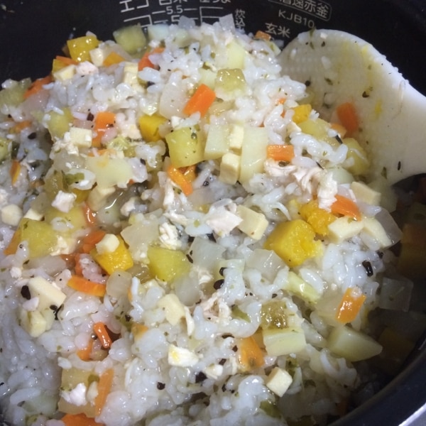 離乳食 中期 炊飯器で簡単おじや レシピ 作り方 By れみにゃん333 楽天レシピ 離乳食 中期 炊飯器で簡単おじや レシピ 作り方 By れみにゃん333 楽天レシピ