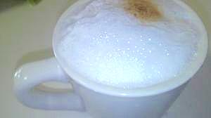 バリスタで!豆乳コーヒー♪カプチーノ風