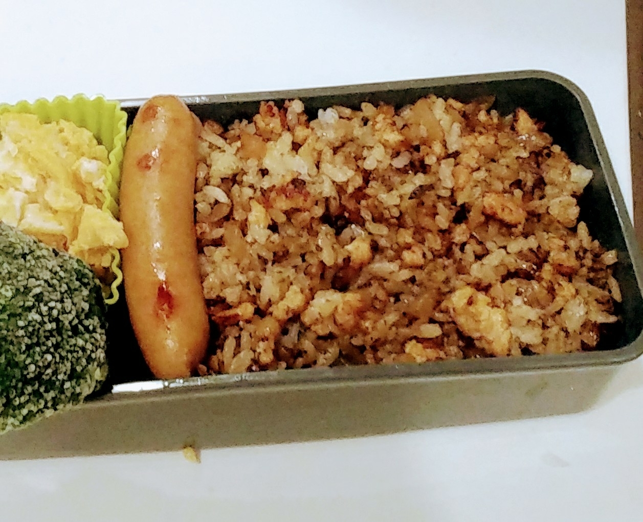 ガーリックバターライスのお弁当♡