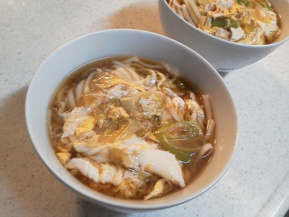 あったか美味しい♪卵あんかけうどん♪