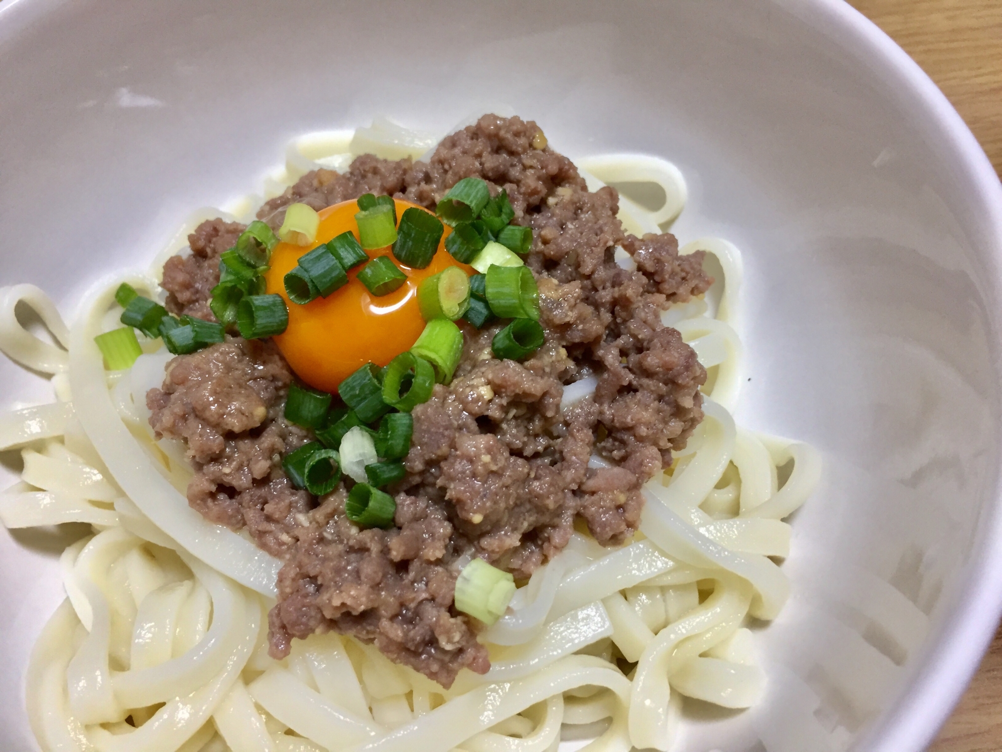 激うま！ひき肉うどん♪