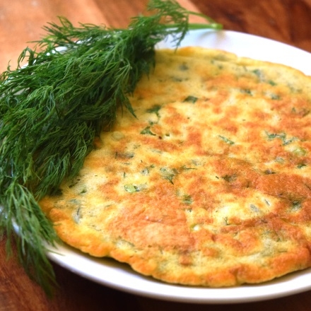 トルコ料理★ネギ焼きのようなカイガナ（ディル入り）