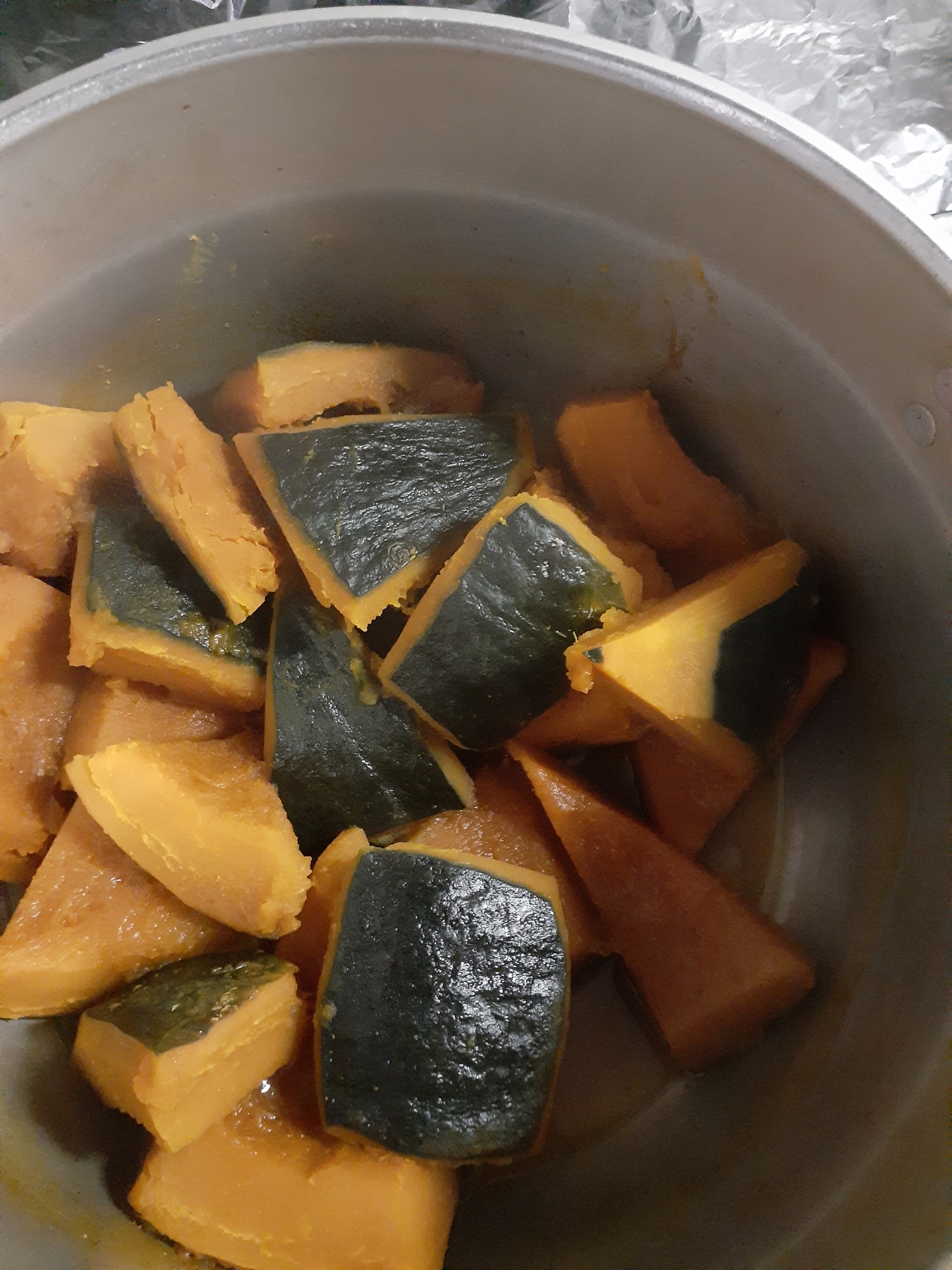 簡単  減塩美味しい南瓜の煮物