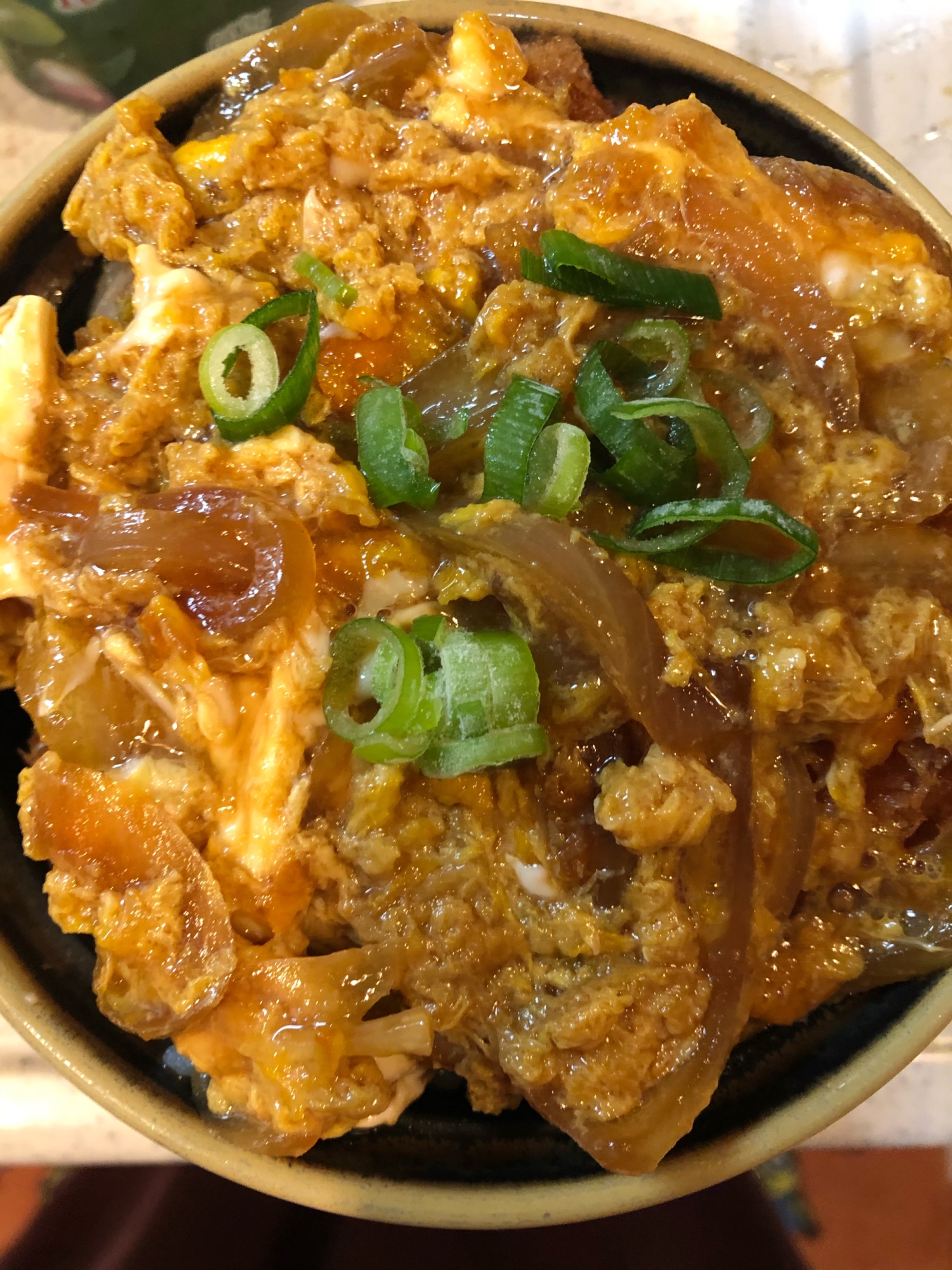 お惣菜のヒレカツでカツ丼^_^