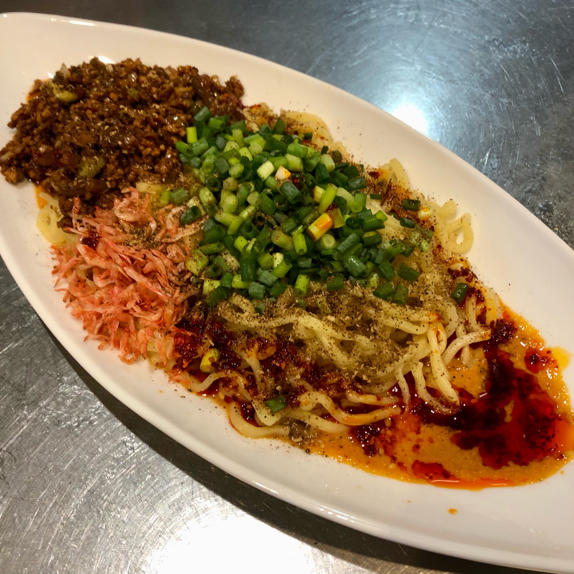 汁なし坦々麺　湯島阿吽オマージュ　つゆ無し坦々麺