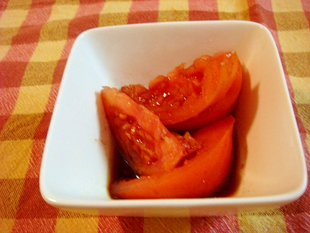 トマトのバルサミコ酢漬け