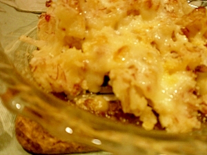 コンビーフポテトのチーズ焼き