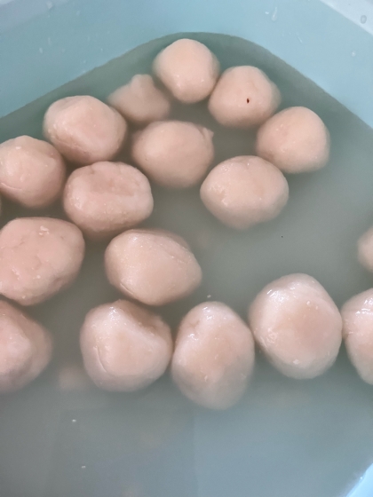だんご粉と絹豆腐でみたらし団子