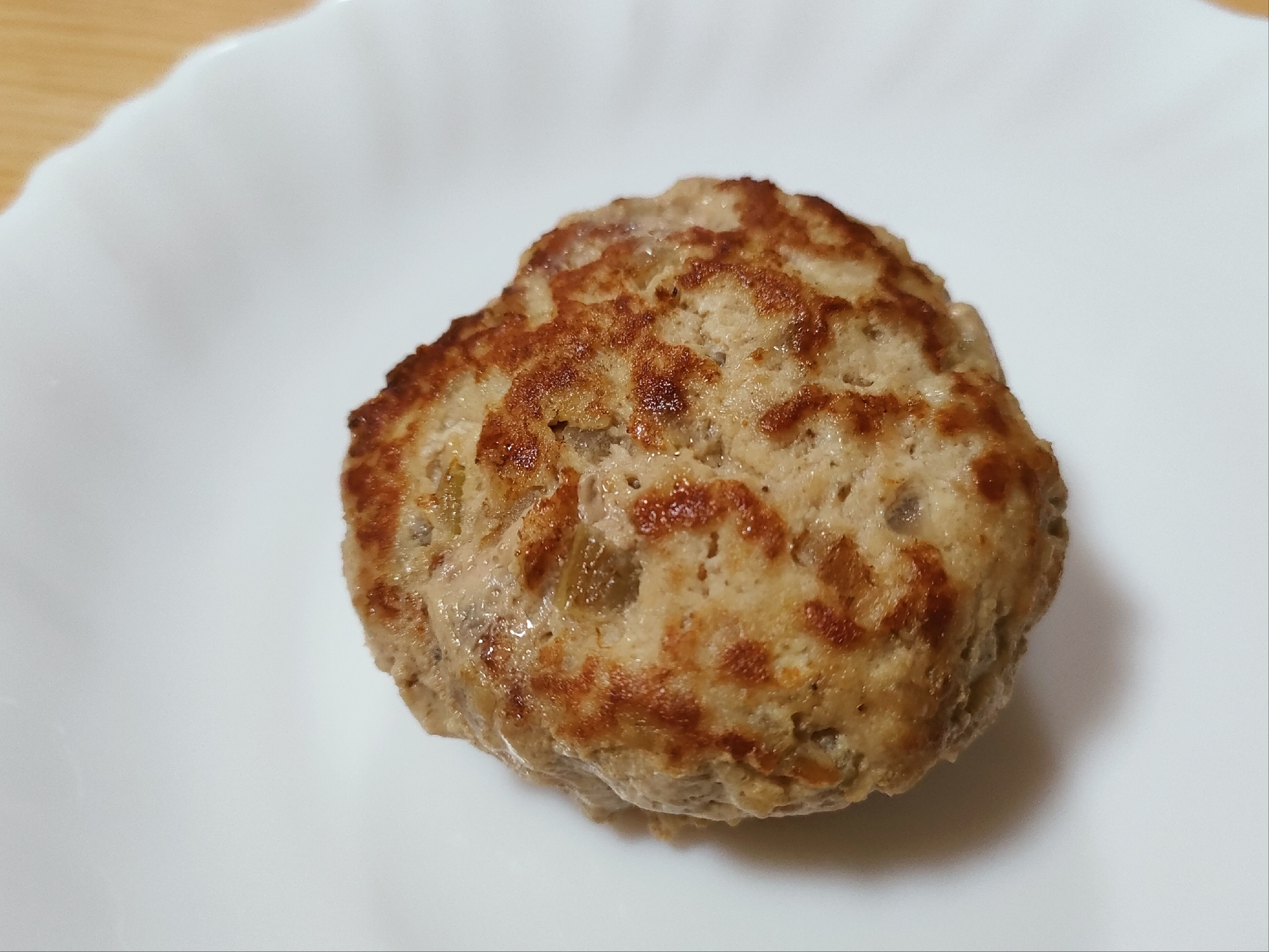 カレー風味のハンバーグ