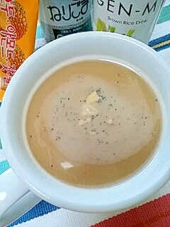 ホッと☆黒ごま五味茶ライスミルクきなこカフェオレ♪