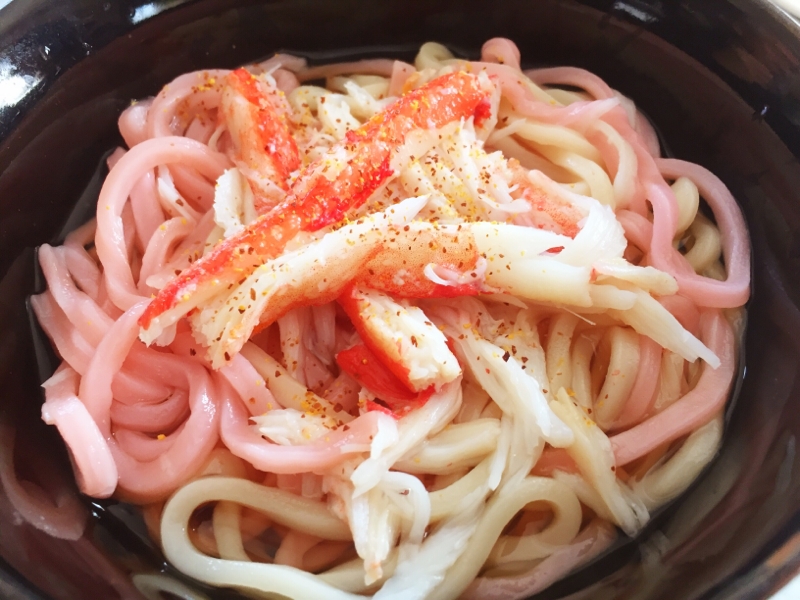 めでたい！紅白かにうどん