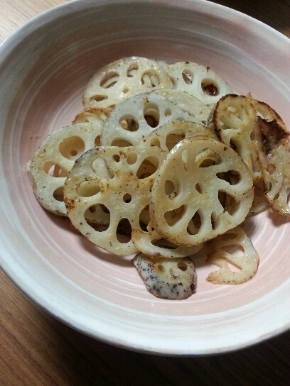 いくらでも食べれるレンコン塩炒め☆