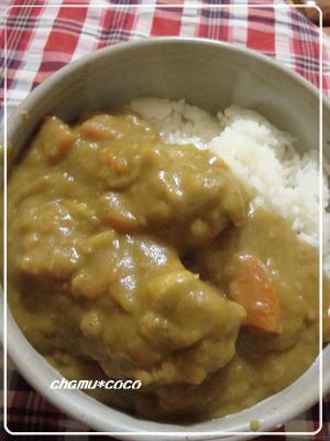 骨付き肉を使った☆シンプルカレー