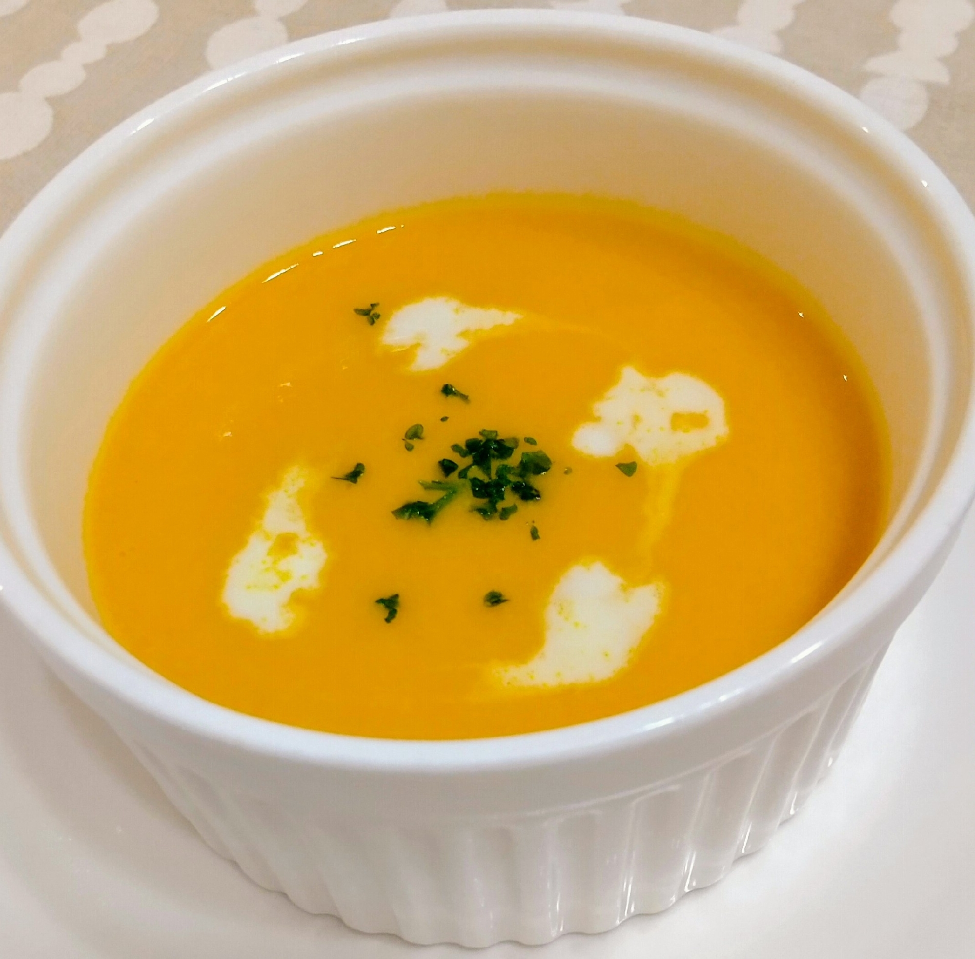 寒い日に かぼちゃとお豆腐で簡単ポタージュ レシピ 作り方 By Mrs Mimosa 楽天レシピ