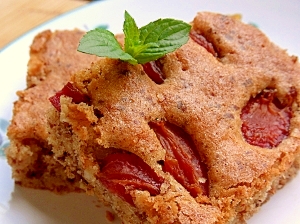 蟻ケーキ？！ココアを使わないチョコレート入りケーキ