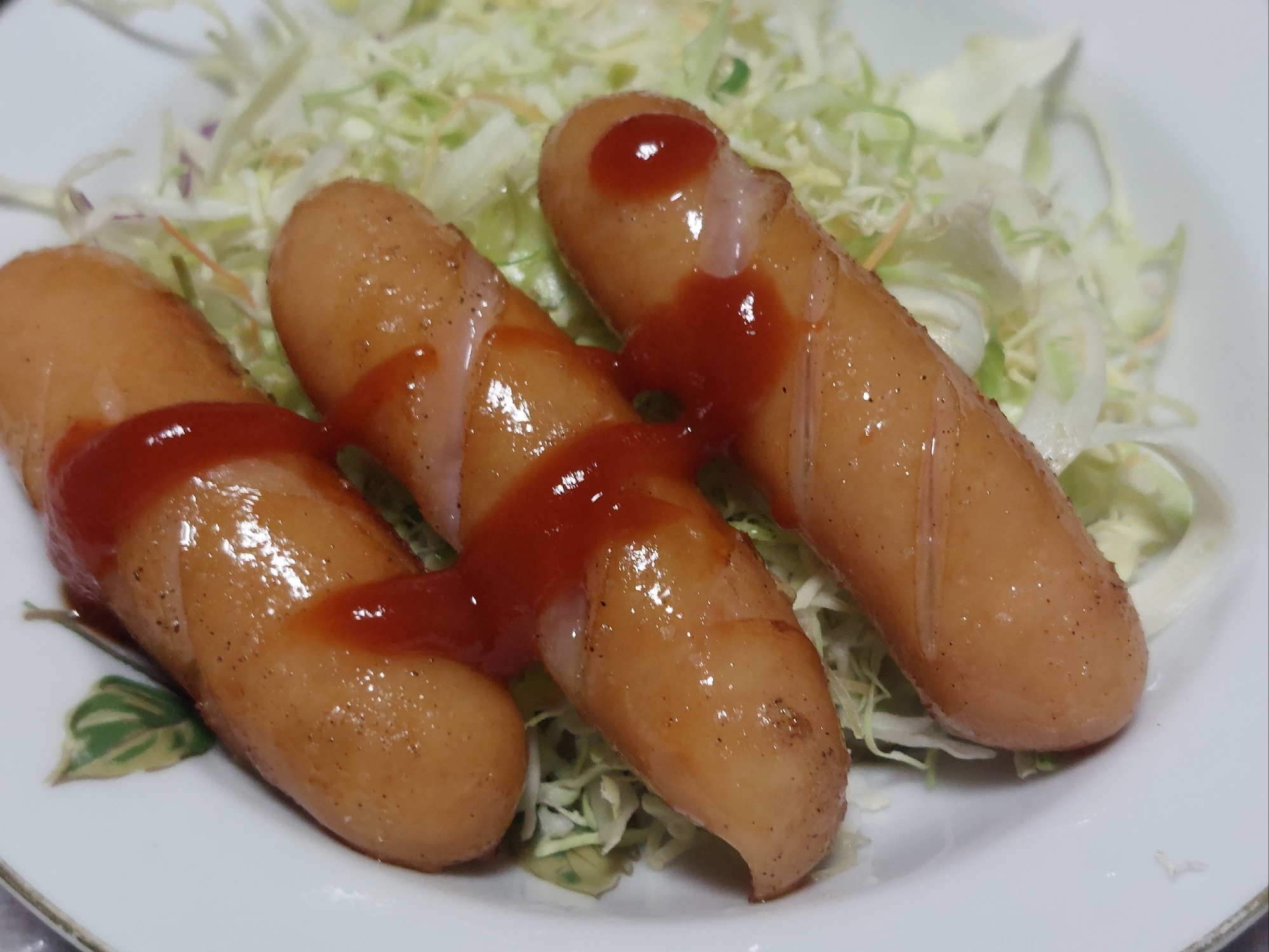 パリッとウインナーソーセージの焼き方