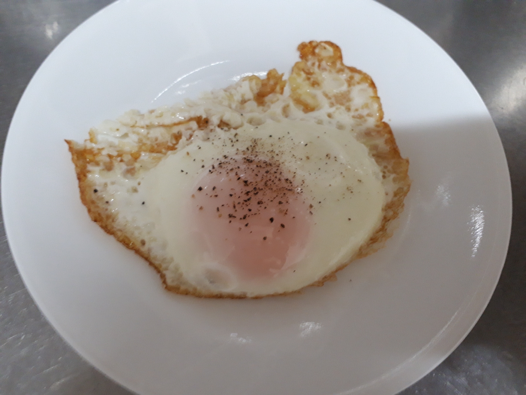 STAUBでパリっふわとろ～♥目玉焼き