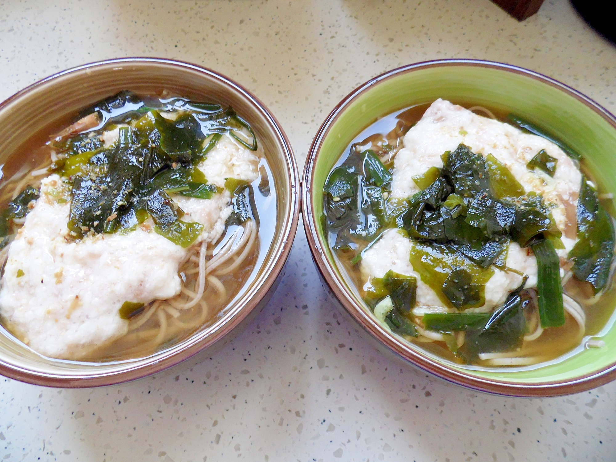 ワカメとろろそば