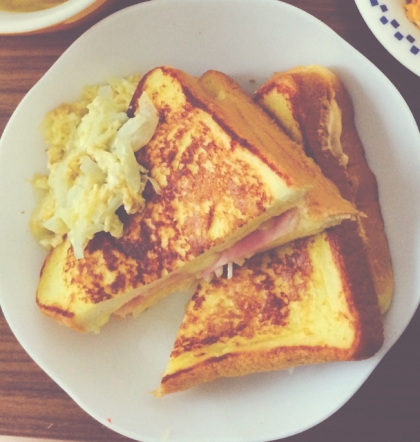 朝食☆クロックムッシュ