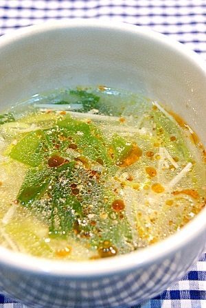 １０分で！ネギとわかめの中華スープ