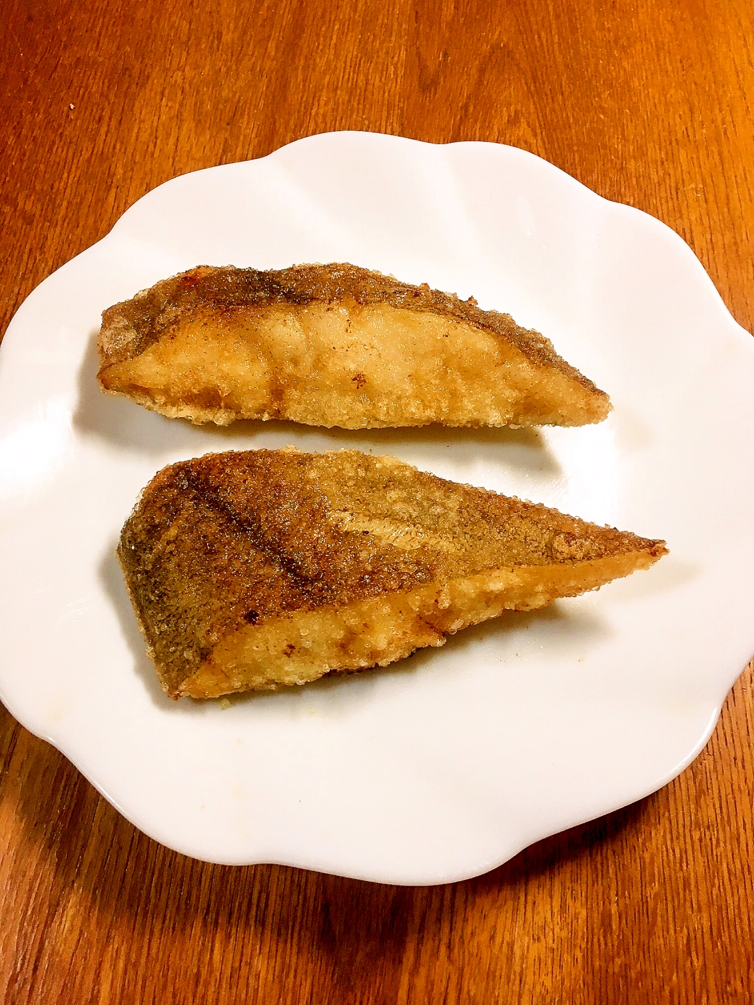 水カレイのから揚げ