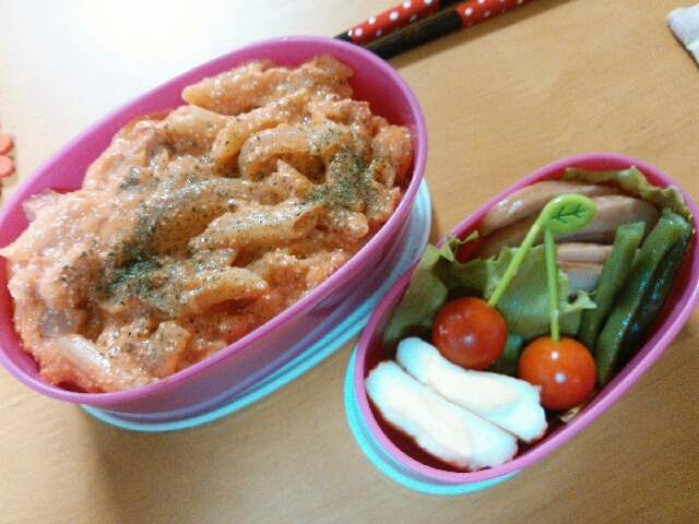 ショートパスタのクリーム煮