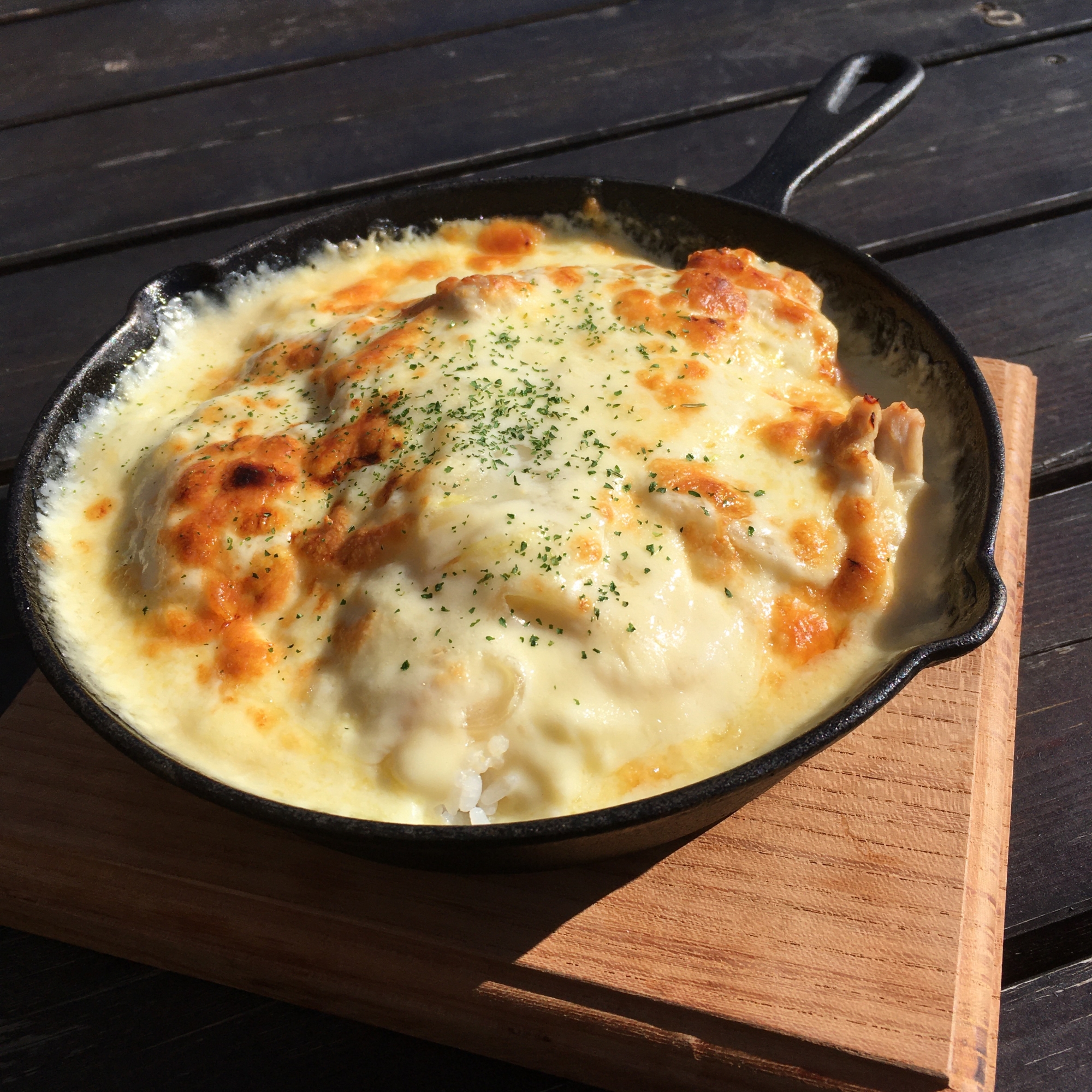 白菜と鶏肉のドリア♪